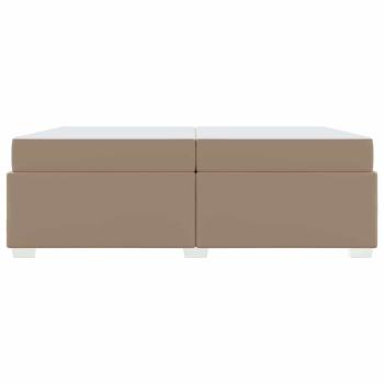 Bettrahmen Cappuccino 200 x 200 cm Stoff