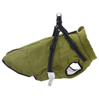 Hundemantel Olivegrün L68 Fleece und Polyester