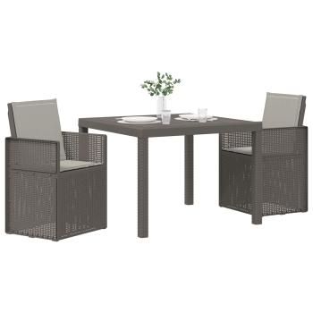 Garten Essgruppe 3 Stk. Hellgrau PP