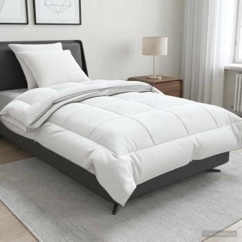 ARDEBO.de - Bettdecke und Kissen Set 3 stk. 140x220 cm 4 Jahreszeiten Wolle