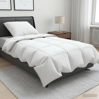 ARDEBO.de - 90% Gänsedaunen Bettwäsche-Set FULDA 2 Stk. 152 x 203 cm Sommer