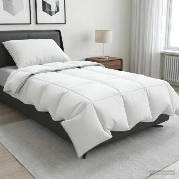ARDEBO.de - 90% Gänsedaunen Bettwäsche-Set FULDA 2 Stk. 155 x 200 cm Sommer