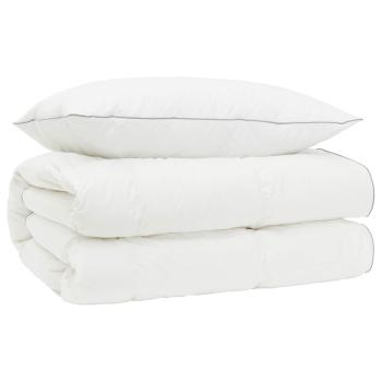 Gänsedaunen-Bettdecken-Set 90% FULDA 2 Stk. 152 x 203 cm Weiß