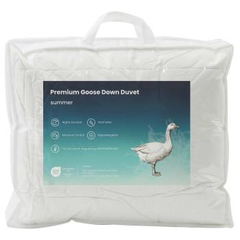 Gänsedaunen-Bettdecken-Set 90% FULDA 3 stk. 200 x 220 cm Sommer