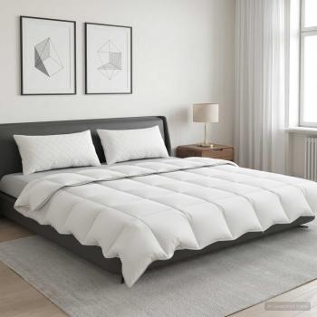 ARDEBO.de - Gänsedaunen-Bettdecken-Set 90% FULDA 3 stk. 220 x 240 cm Sommer