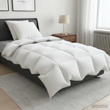 ARDEBO.de - Gänsedaunen-Bettdecken-Set 90% FULDA 3 Stk. 135 x 220 cm Weiß