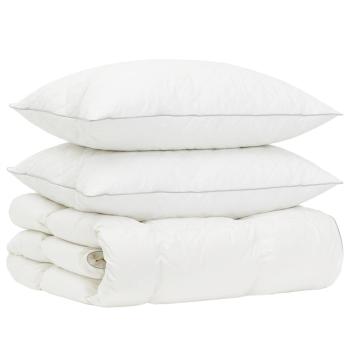Gänsedaunen-Bettdecken-Set 90% FULDA 3 stk. 135 x 220 cm Winter