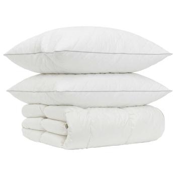 Gänsedaunen-Bettdecken-Set 90% FULDA 3 stk. 135 x 220 cm Winter