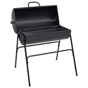 Fassgrill mit 2 Kochrosten 3 stk. 80 x 73 x 90 cm Metall