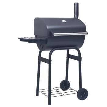 Holzkohlegrill 75 x 48 x 120 cm Silber