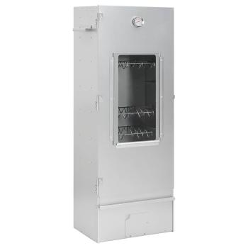 Räucher Ofen 3 stk. 44,5 x 29 x 110 cm Verzinkter Stahl Silber