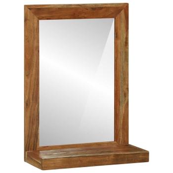 Badezimmer Spiegel Braun 50 x 22 x 70 cm Massivholz Akazie