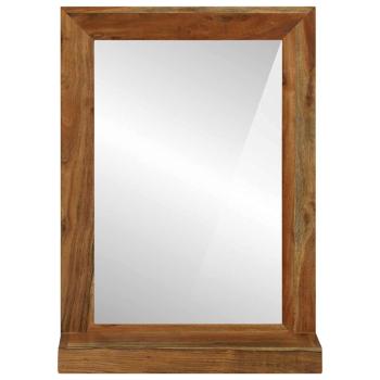 Badezimmer Spiegel Braun 50 x 22 x 70 cm Massivholz Akazie