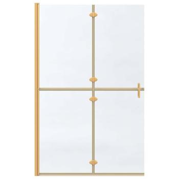 Walk-In Duschwand Gold 120 x 6,5 x 190 cm