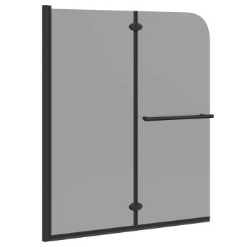 Duschabtrennung Dunkel transparent 120 x 140 cm