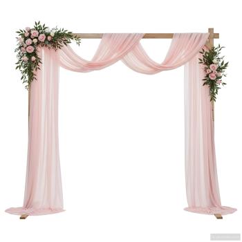 Hochzeitsbogen Hellbraun 225 x 95 x 226 cm Massives Kiefernholz