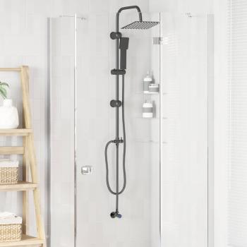 Duschsystem Schwarz 47 x 20 x 95 cm Edelstahl