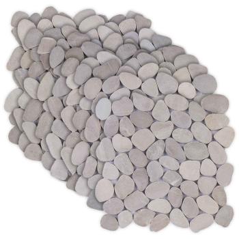 Kieselplatten Taupe 30 x 30 cm Flusskiesel