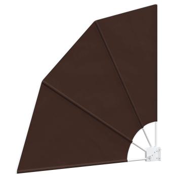 Balkon Sichtschutz 210 x 210 cm Polyester Braun