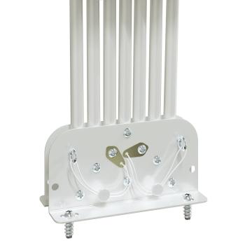 Balkon Sichtschutz Ø 320 cm Polyester Braun
