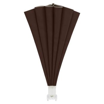 Balkon Sichtschutz Ø 400 cm Polyester Braun