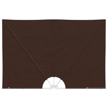 Balkon Sichtschutz 160 x 240 cm Polyester Unregelmäßig Braun