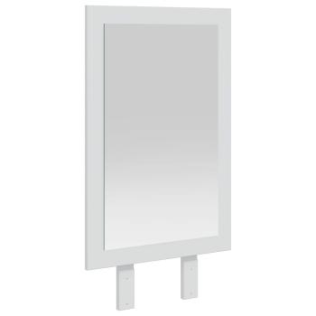 Spiegel FAUSKE Weiß 43 x 3,5 x 77 cm Rechtwinklig