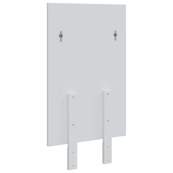 Spiegel FAUSKE Weiß 43 x 3,5 x 77 cm Rechtwinklig