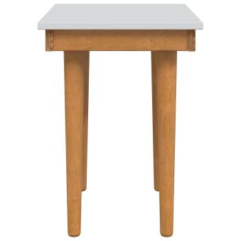 Hocker für Schminktisch FAUSKE Weiß 40 x 33 x 45 cm