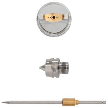 HVLP Spritzpistole Düse 1,4 mm Düse Silber Edelstahl