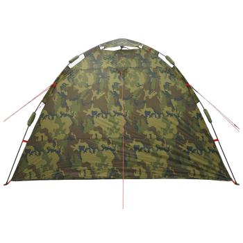Angelzelt mit Schnellverschluss 4 Personen Helles Camouflage