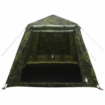 Angelzelt mit Schnellverschluss 4-Personen Helles Camouflage