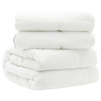 Bettdecke TRIER 140x220cm 4 Jahreszeiten 140+220GSM Weiß