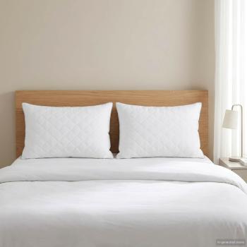 ARDEBO.de - Kopfkissen FULDA 2 stk. 40 x 80 cm 100% Gänsedaunen und -federn