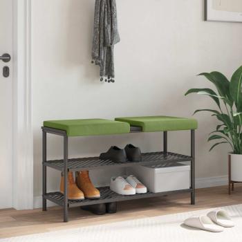 ARDEBO.de - Bankkissen 2 stk. Samt Hellgrün Tiefe 35 cm