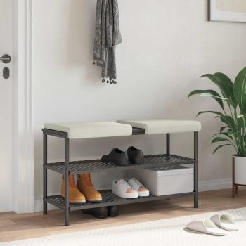ARDEBO.de - Bankkissen 2 stk. Samt Creme Tiefe 35 cm