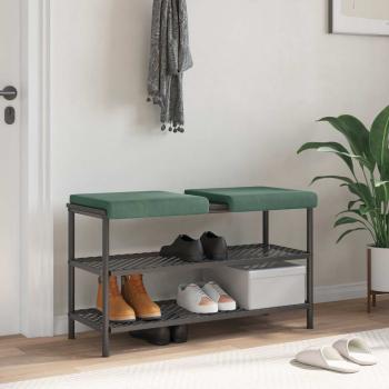 ARDEBO.de - Bankkissen 2 stk. Samt Meergrün Tiefe 35 cm