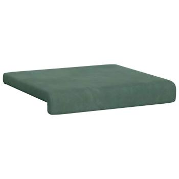 Bankkissen 2 stk. Samt Meergrün Tiefe 35 cm