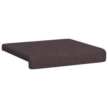 Bankkissen 4 stk. Stoff Dunkelbraun Tiefe 35 cm