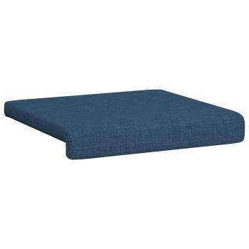 Bankkissen 4 stk. Stoff Blau Tiefe 35 cm