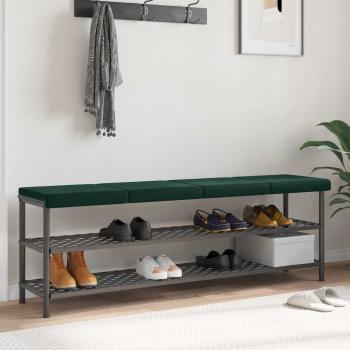 ARDEBO.de - Bankkissen 4 stk. Samt Dunkelgrün Tiefe 35 cm