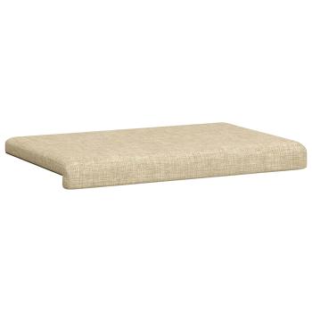 Bankkissen Stoff Creme Tiefe 35 cm