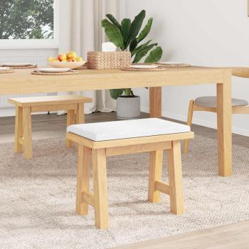 Bankkissen Stoff Weiß Tiefe 35 cm