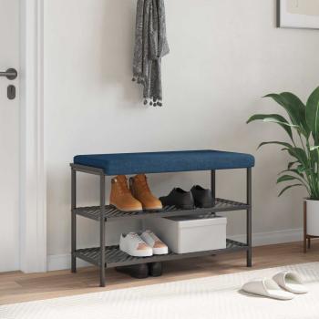 ARDEBO.de - Bankkissen Stoff Blau Tiefe 35 cm