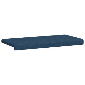 Bankkissen Stoff Blau Tiefe 35 cm