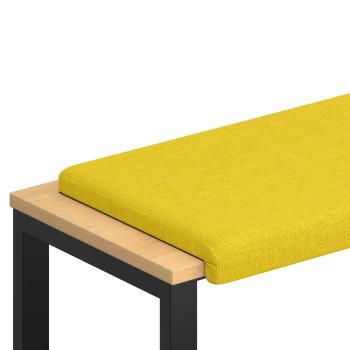 Bankkissen Stoff Helles Gelb Tiefe 35 cm