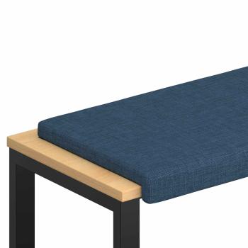 Bankkissen Stoff Blau Tiefe 35 cm