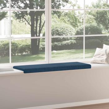 Bankkissen Stoff Blau Tiefe 35 cm