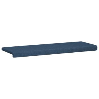Bankkissen Stoff Blau Tiefe 35 cm