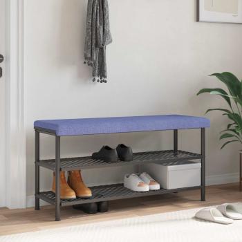 ARDEBO.de - Bankkissen Stoff Jeans blau Tiefe 35 cm